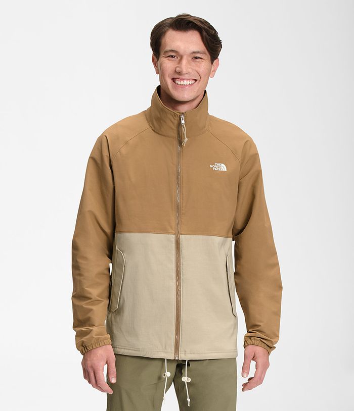 The North Face Softshell Heren Class V Full Rits KIYD06574 - Khaki